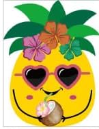 Pineapple Pinatas Bundle with a Blindfold and Bat (15.4x13x4 Inches), Perfect for boys and girls Birthday Party suppilers, Decoration for Kids Party