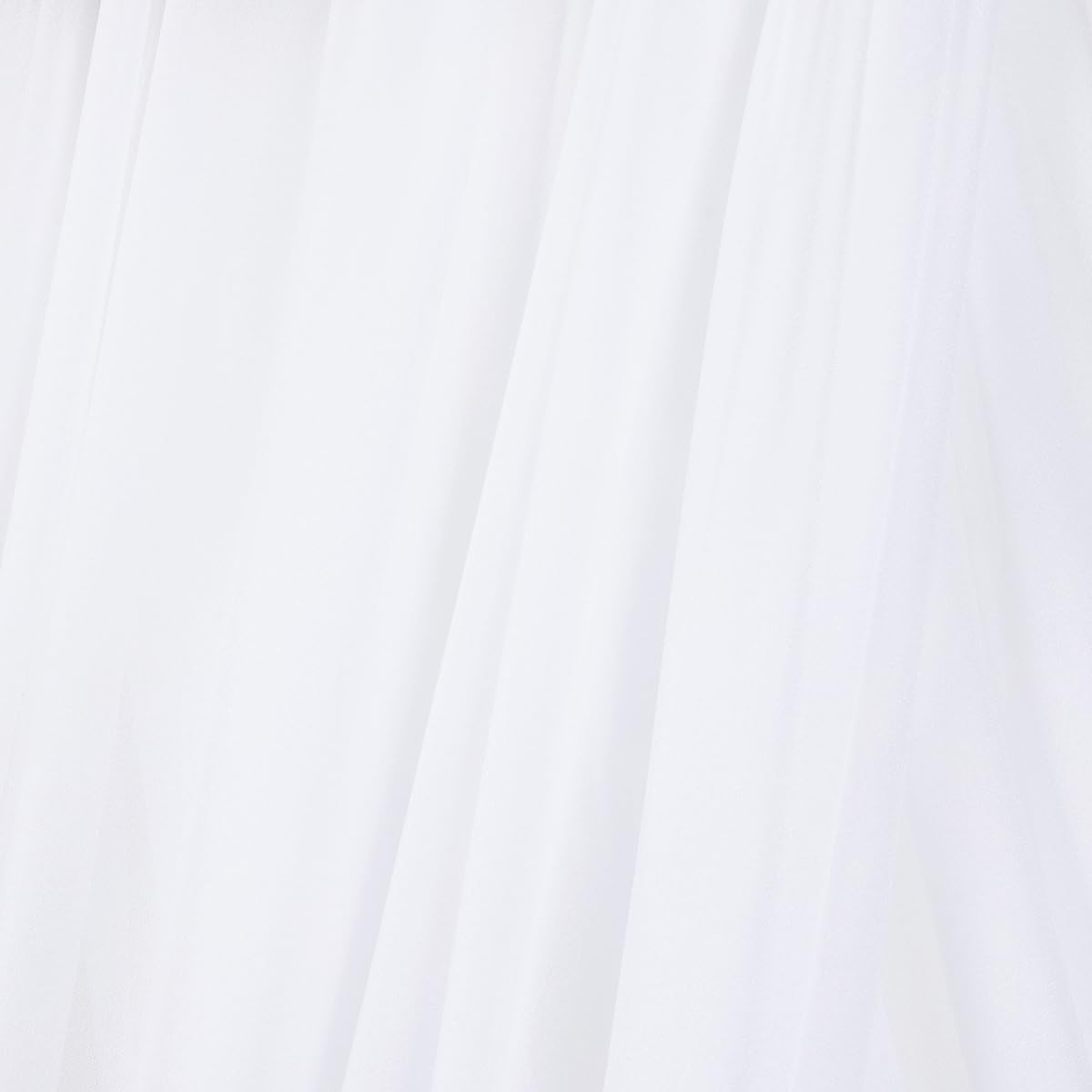 MLMC White Sheer Wedding Arch Draping Fabric 1 Panel 29" x 20 FT Extra Long Airy Gauze Drapes Backdrop Curtains 6.6 Yards Light Weight Outdoor Drapery Panels for Wedding Ceremony Church Events Decor