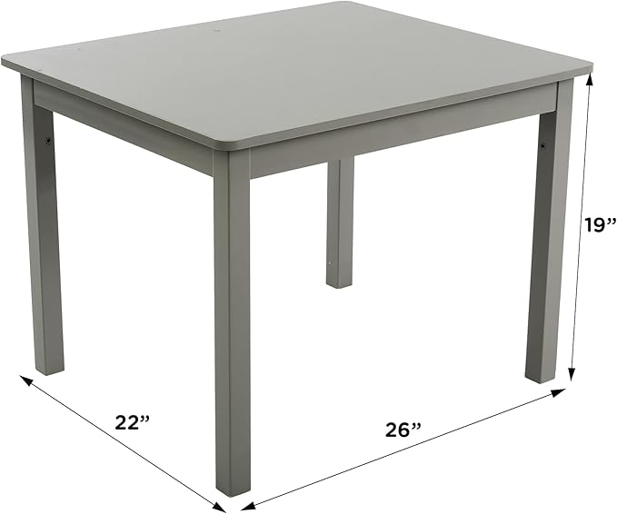 Humble Crew Kids Table and Chair Set, Toddler Activity Table - Image 6