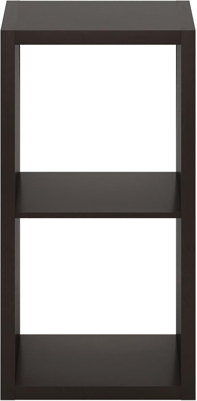 Furinno CUBICLE Book Shelf, 2-Cube Bookshelf, Extra Thick Frame Horizontally & - Image 10