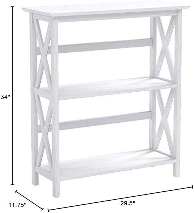 Casual Home Montego 3-Shelf Bookcase - Image 12