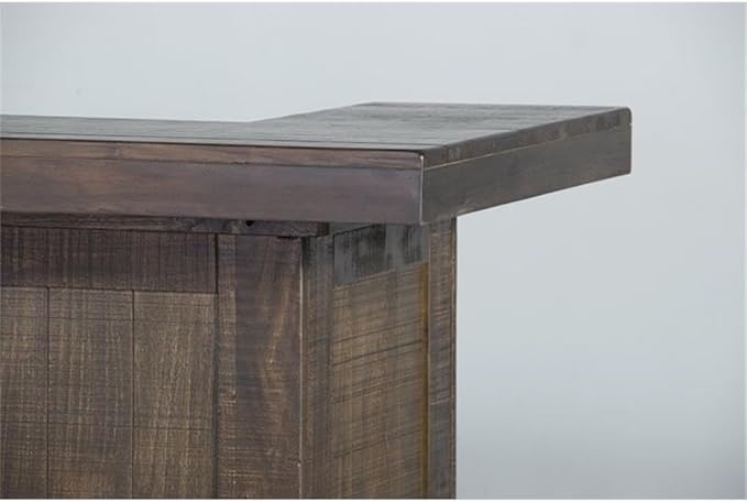 Pemberly Row 80" Transitional Wood Gorgeous Bar Unit - Image 10