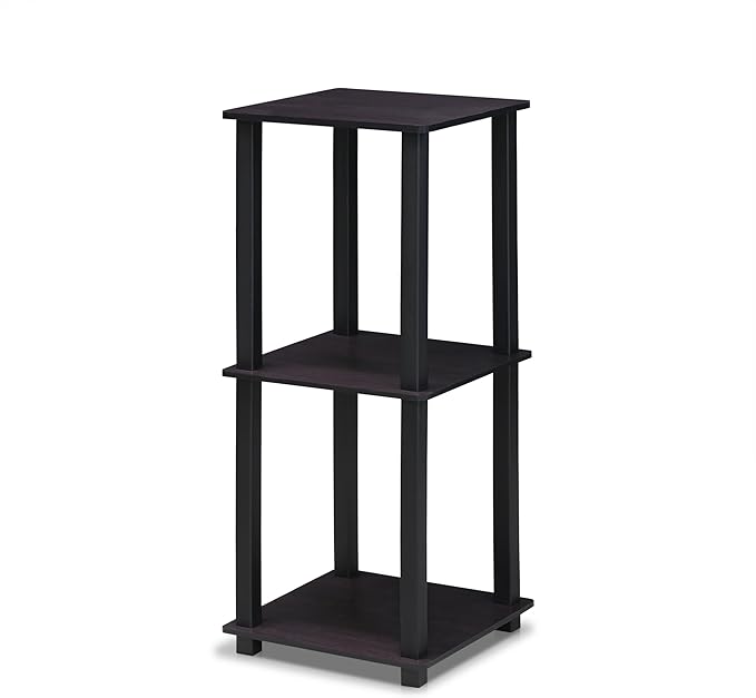 Furinno SIMPLISTIC Side Table Set of 2, 2-Tier Square Modern End Table - Image 9