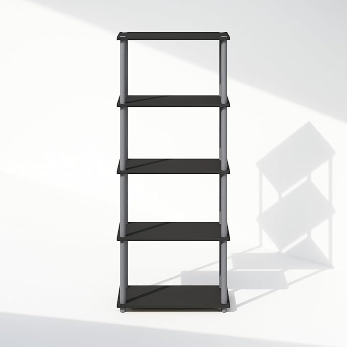 Furinno Turn-N-Tube Book Shelf, 5-Tier Bookshelf, Bookcase - Image 6