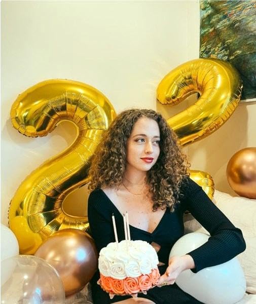 Foil 40 Inch Big Gold 29 92 Balloon Number, Giant Happy 29 92 Birthday Party Supplies, Large 29 92 Balloons Anniversary Party Engagement Decorations