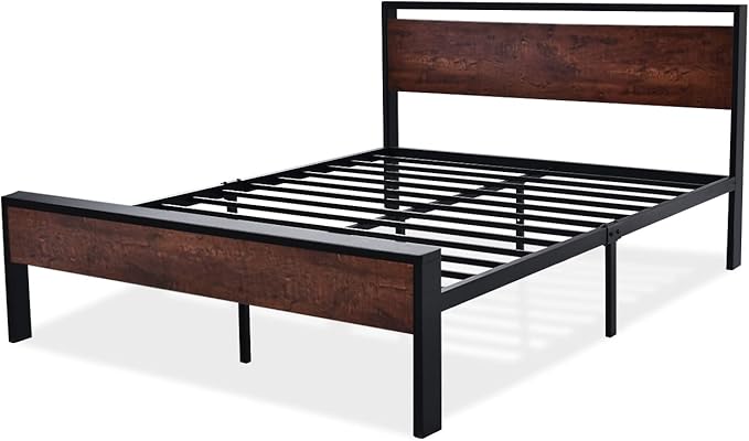 SHA CERLIN 14 Inch Full Size Metal Platform Bed Frame - Image 8