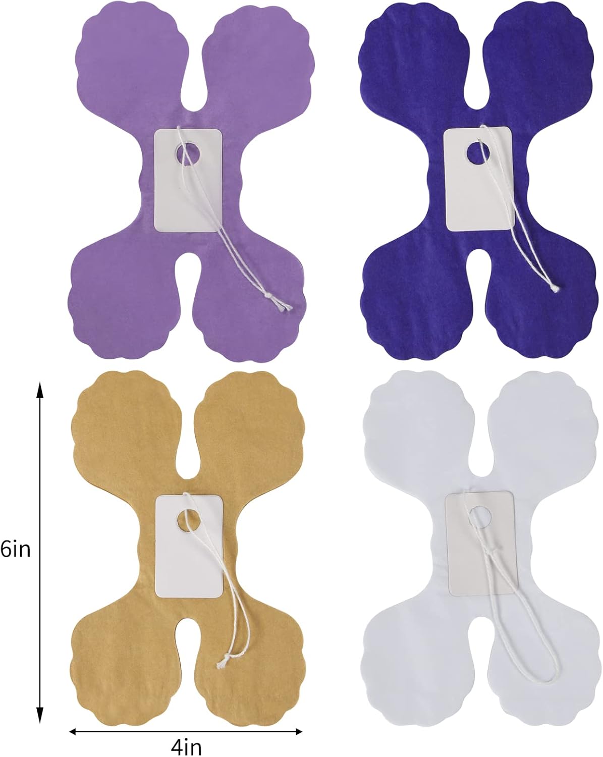 Purple-Gold Party Decorations Garland Streamers - 12pcs White Purple Lavender Graduation 4-Leaf Clover Paper Streamer,Woman Birthday Wedding Bridal Shower Mothers Banners Decor Ouruola