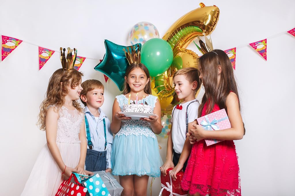 40 Inch Gold Mylar Foil Number 6 Birthday Balloon, Digital Balloons for 6 16 Boy Girl Party Decorations Supplies, Big Helium Balloon Numbers for 26 36 46 60 66 Men Women Anniversary