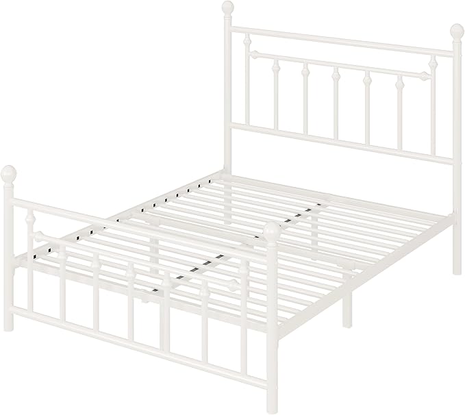 Allewie 14 Inch Queen Size Metal Platform Bed Frame - Image 9