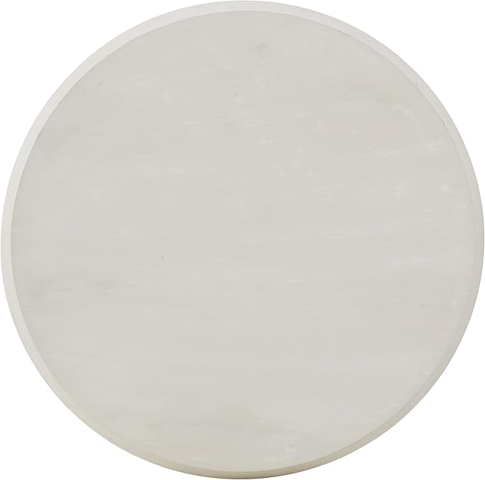 Powell Round Top Shanice Oar Coastal Blue and White Side Table - Image 17