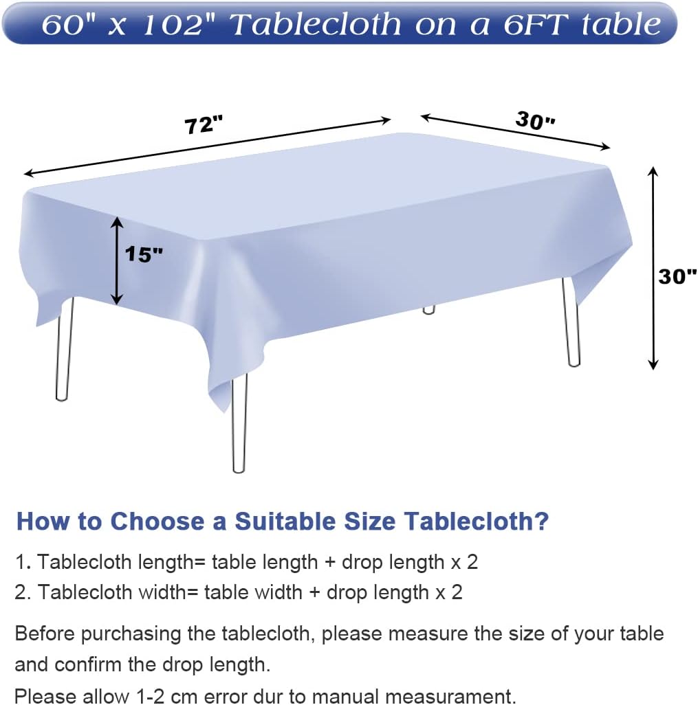 SquarePie Sequin Tablecloth 60 x 102 Inch Pink Sparkly Table Linen for Wedding Party