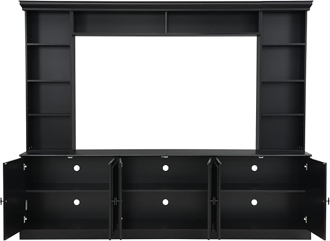 Merax 97.4" W Wall Unit Entertainment Center, TV Stand - Image 7