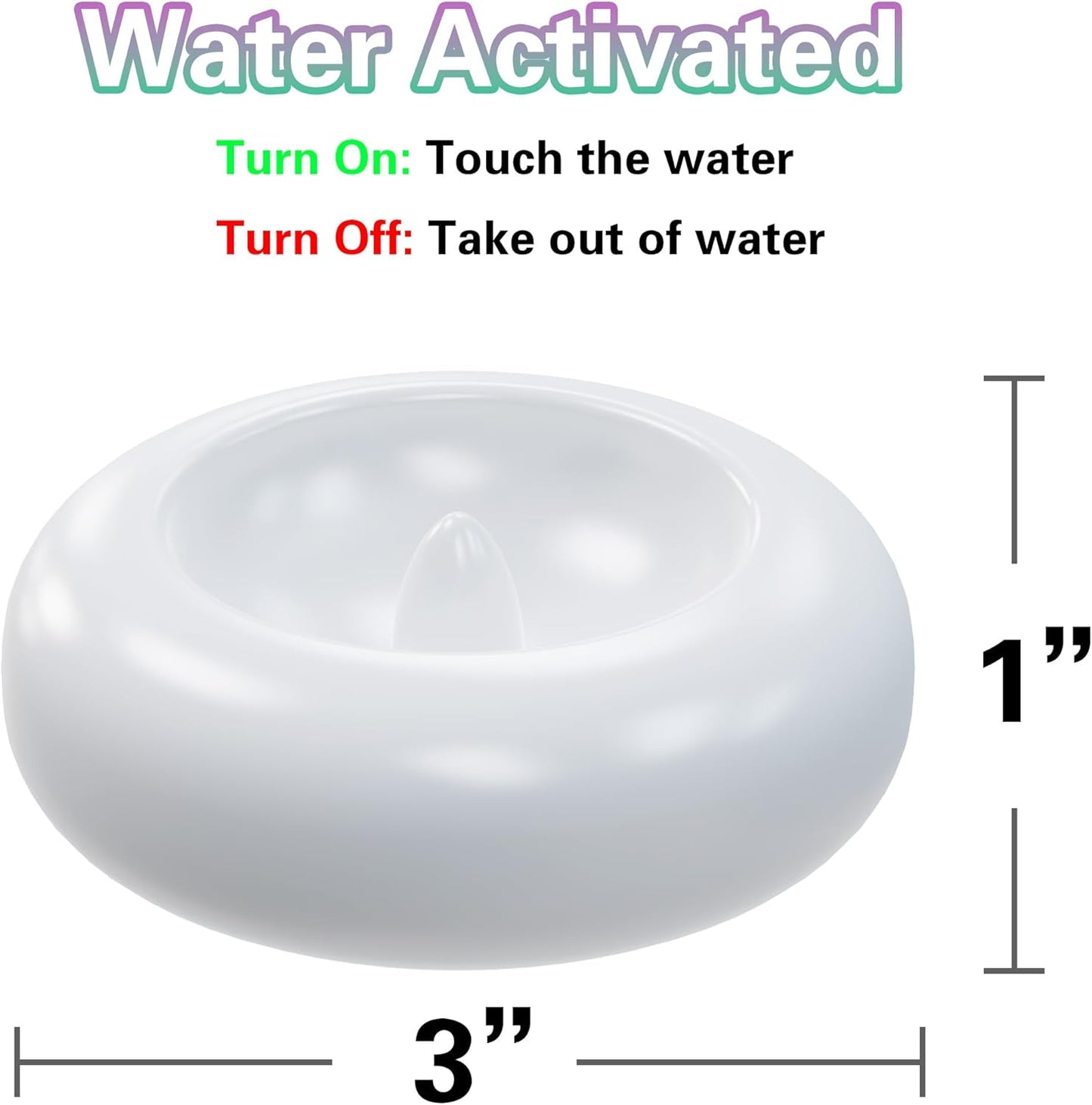 Aignis 48pcs Flameless LED Floating Candles, 120+ Hours Glow Time, 3 Inch Plastic Battery Operated Tealights, Cozy Warm White Light for Romantic Pool/Bathtub/Hot Bath/Wedding Centerpiece Decor