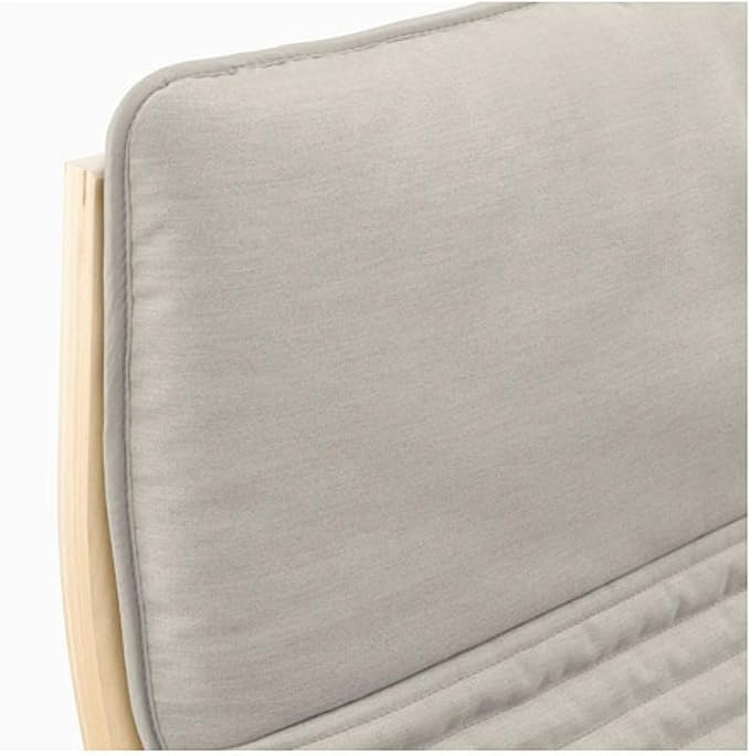 IKEA Poang Armchair Birch Veneer Knisa Light Beige 792.407.90 - Image 4
