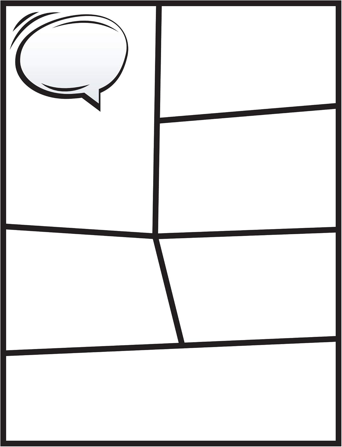 Blank Comic Book | Set of 2 | Create Your Own Comics and Cartoons with 5 Comic Templates | Blank Books for Kids | Creative Gift Idea | Road Trip Essentials