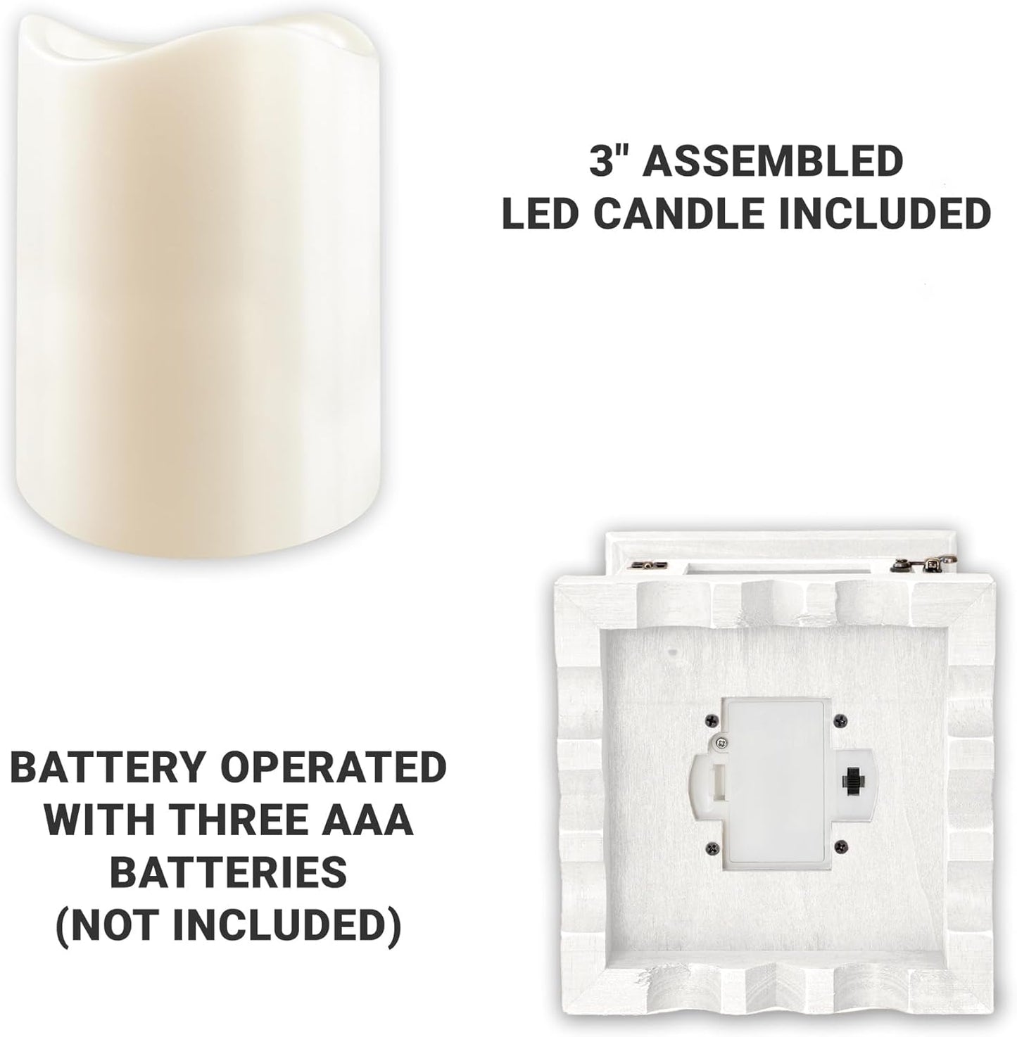 Let's Make Memories Personalized Memorial Lantern - Sympathy - Condolences - LED Candle - Automatic Timer - Wood/Stainless Steel - Copper Finish - Keep The Light On