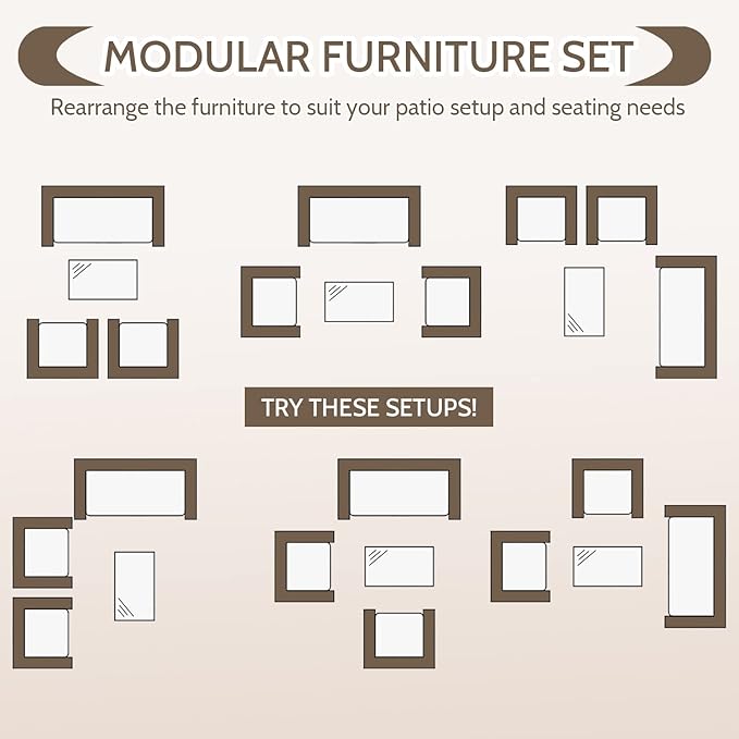 FDW Rattan Furniture Wicker Chair Patio Bristo Set - Image 7