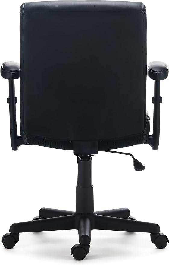 Staples Ergonomic Task Chair, Faux Leather, Adjustable Height - Image 7