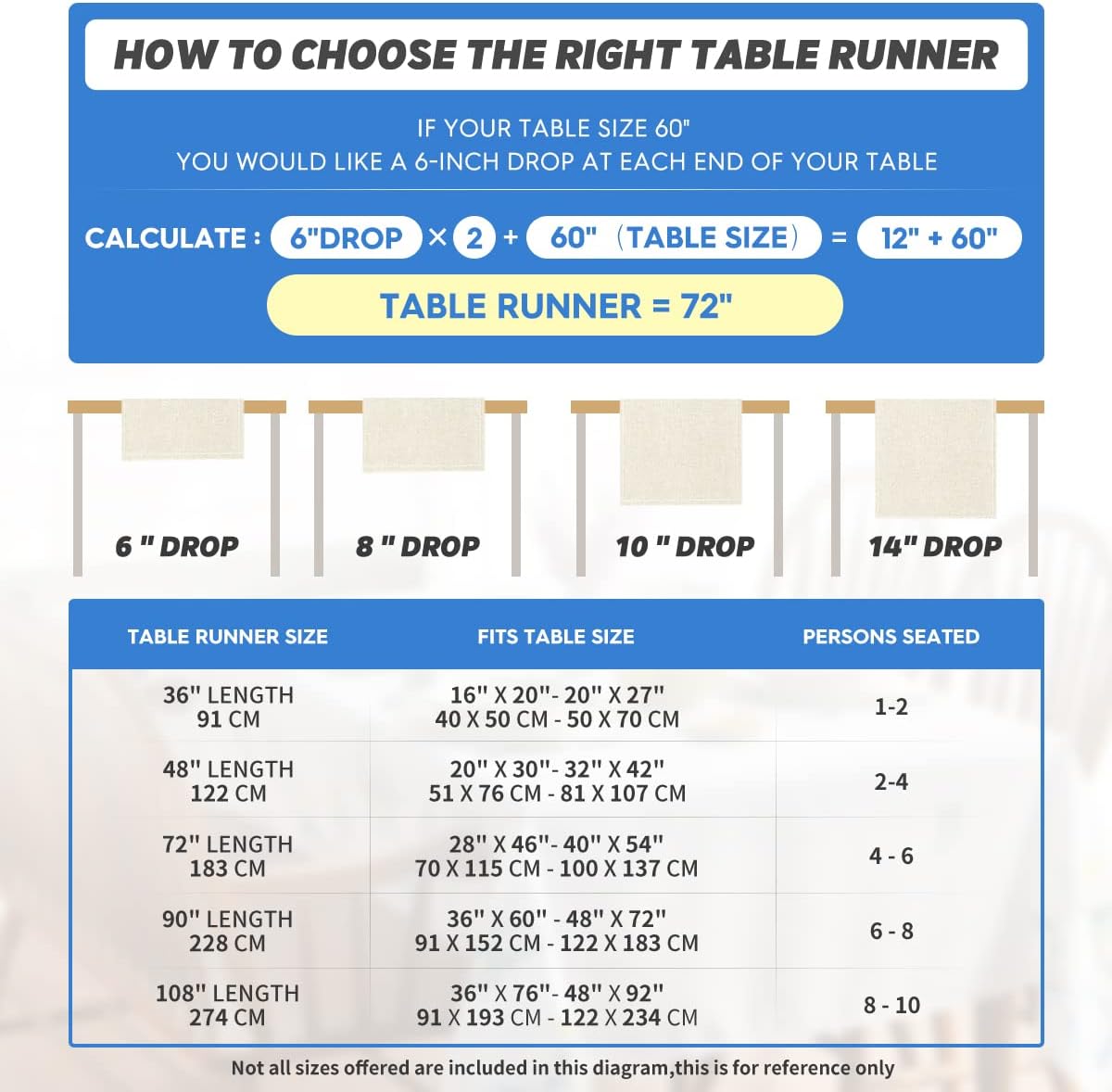 Artoid Mode Black Snowman Snowflake Let it Snow Winter Table Runner, Christmas Kitchen Dining Table Decoration for Home Party Decor 13x48 Inch