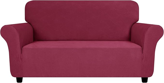 ZNSAYOTX Super Stretch Loveseat Covers, New Striped Love Seat Slipcover - Image 7