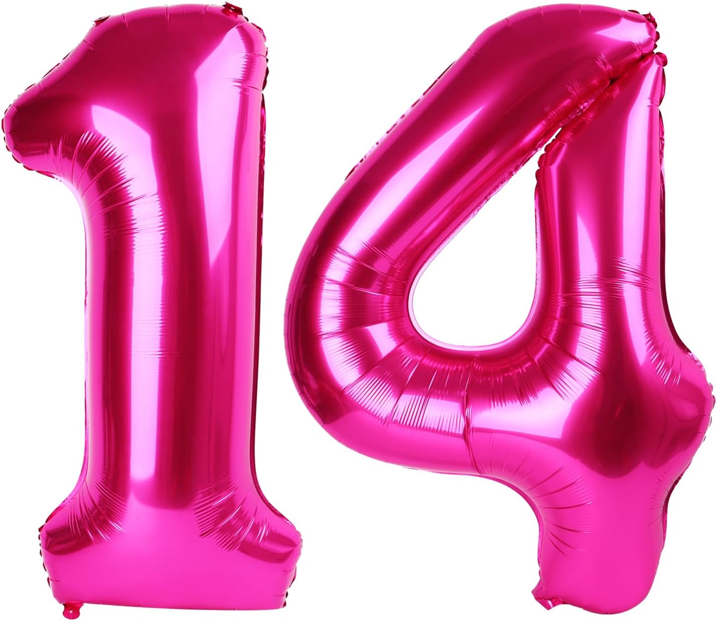 40 Inch Hot Pink 14 Number Balloon
