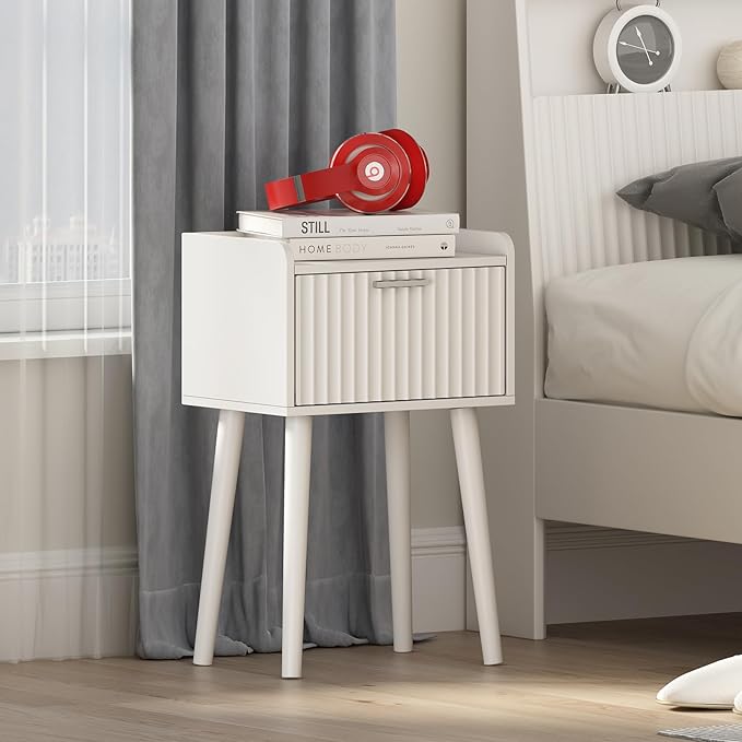 LAATOOREE Nightstand Set of 2, Small Bed Side Table - Image 7