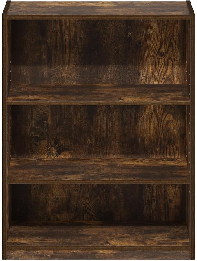 Furinno GEHRY Book Shelf, 3-Tier Small Bookshelf, Bookcase - Image 6