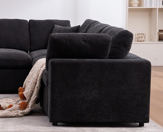 Oversized Modular Sectional Sofa Couch, Large 7 Seater Corner Sofa Modern U - Image 7