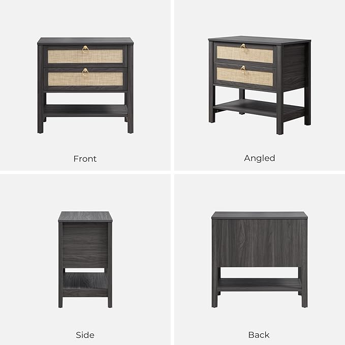 SICOTAS Night Stands Set of 2 for Bedroom, Large Bedside Tables - Image 9