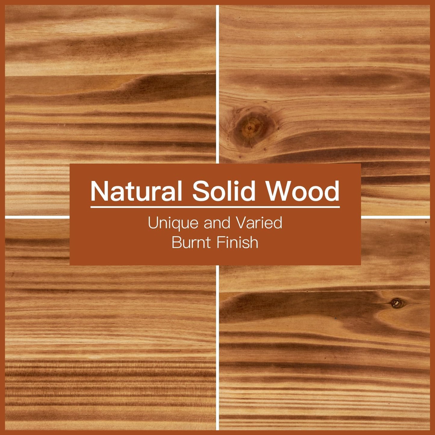 Set of 3 Wooden Rustic Cupcake Stand for 24 Cupcakes, Stepped Wood Display Stand for Weddings, Tiered Party Buffet Table Display Nesting Riser for Food , Dessert, Cookie, Craft Show, Burnt