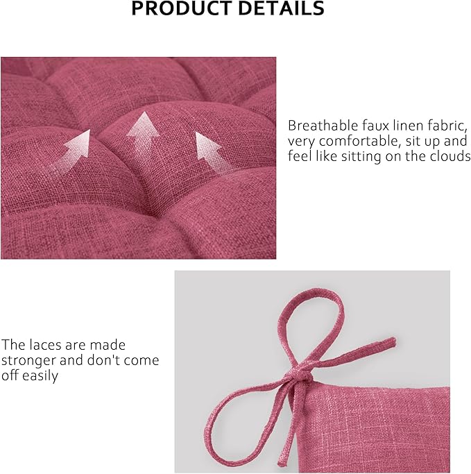 ELFJOY Rocking Chair Cushion Large Rocking Chair Pads - Image 7