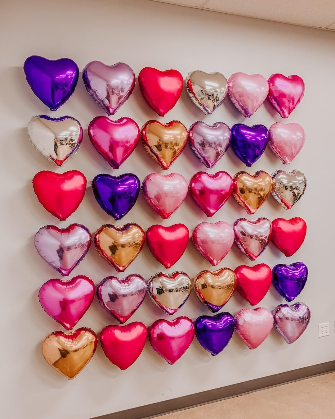 Pink Heart Shaped balloons Pack of 10,18 Inch Love Valentine Balloons Blue Heart Romantic Balloons For Valentines Day Propose Marriage Wedding Bridal Shower Engagement Party Decorations