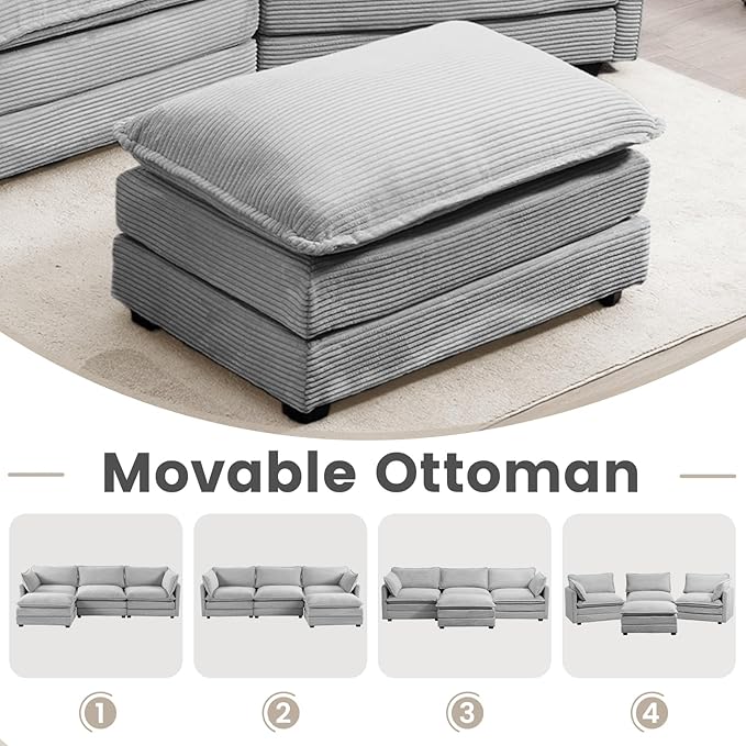 ROWHY Oversized Modular Sectional Sofa - Image 7