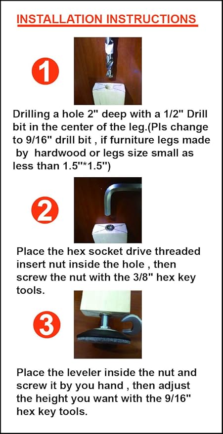 Furniture Levelers - Image 7