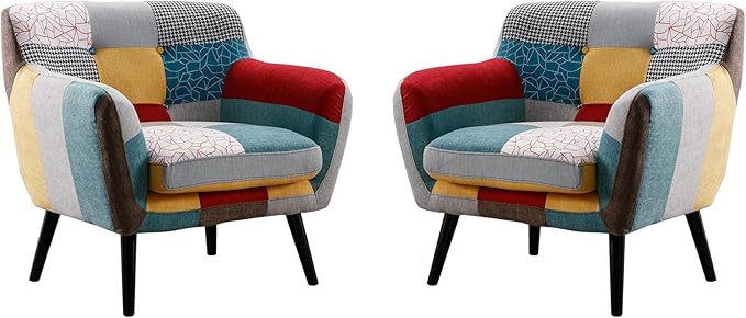 Bonzy Home Modern Accent Chair Set of 2 - Image 9