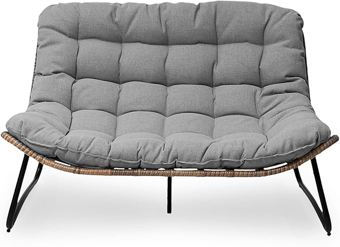 Crestlive Products Outdoor Loveseat 3PCS, Outdoor Sofa Set, All-Weather Boho - Image 8