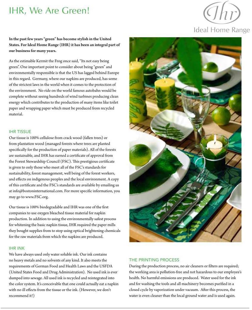 IHR Ideal Home Range Cocktail Napkins Disposable 3-Ply Paper Party Napkin Pack, 5" x 5", Colourful Sunflowers, 20-Count (Pack of 2)