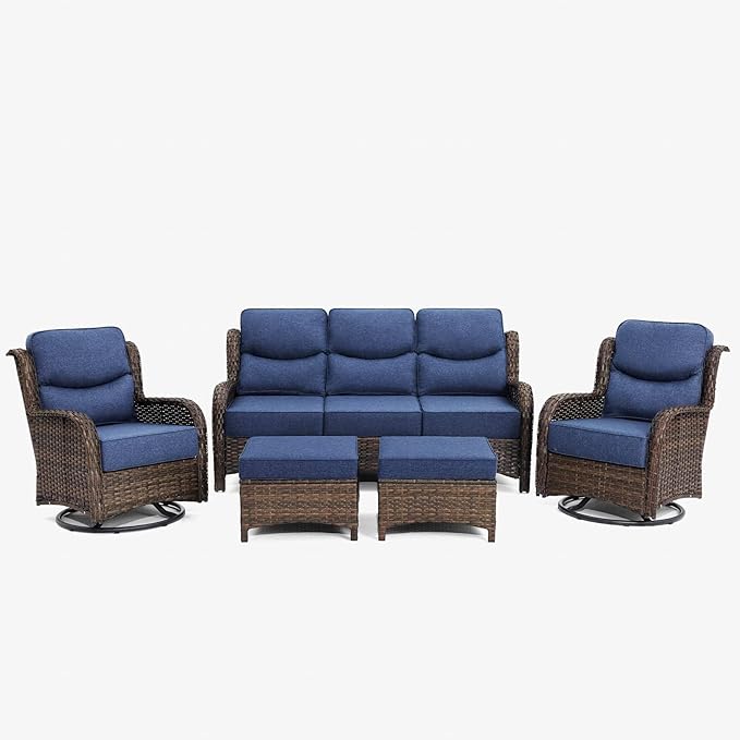 HILLGA Luxury High Back Patio Furniture Set - Image 8