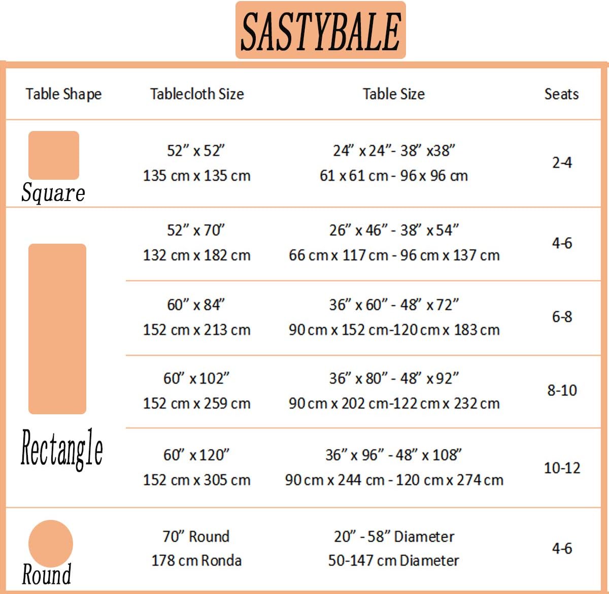 SASTYBALE Rectangle Tablecloth - 52 x 70 Inch Beige Cream Damask Table Cloth Jacquard Design Spill Proof Wrinkle Resistant Waterproof Soft Polyester Oblong Table Cover for Kitchen Parties(Ivory)
