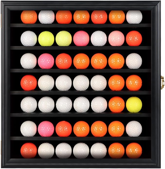 KCRasan 49 Golf Ball Display Case Lockable - Image 8
