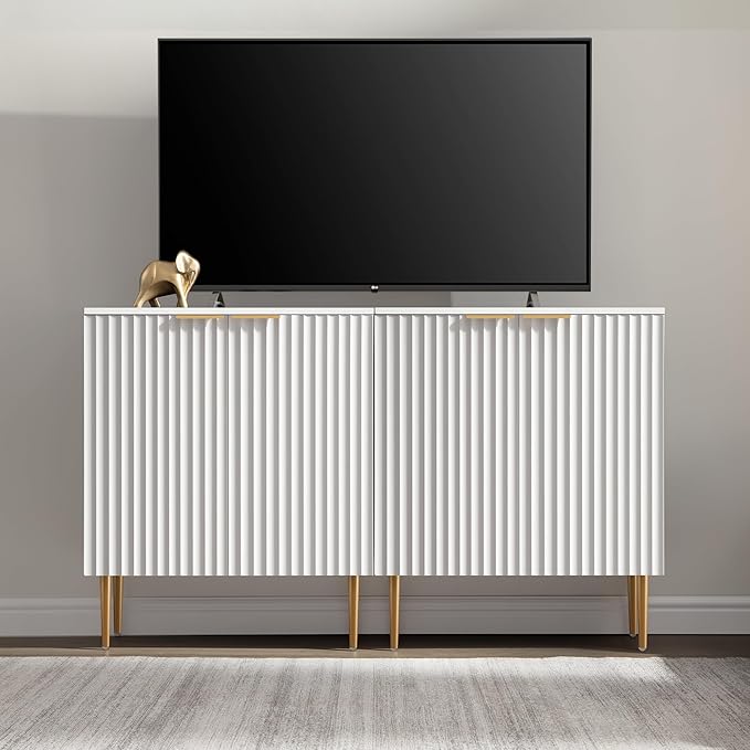 SICOTAS 57" Modern Sideboard Buffet Cabinet - Image 9