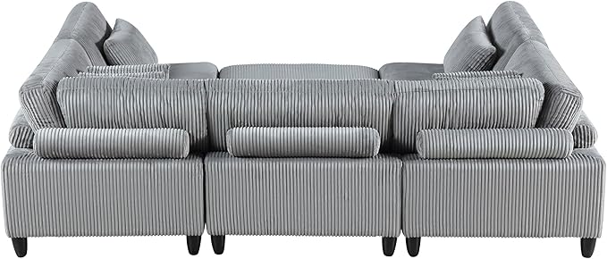 Lexicon 120 Inch Modular Sectional Sofa - Image 11