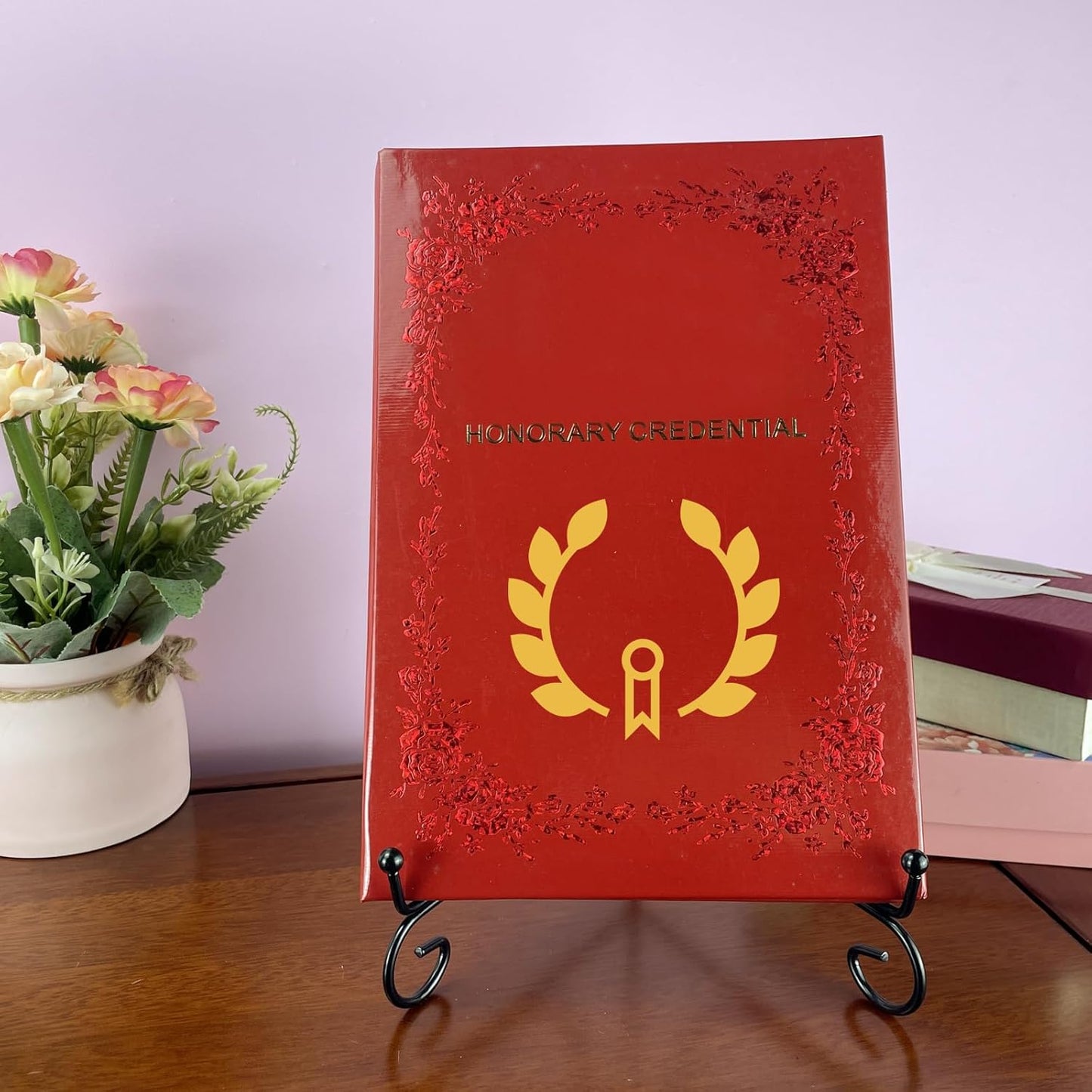 2PCS Premium Black Iron Plate Stands for Display 10 Inch, Decorative Solid Metal Plate Holders for Displaying, Mini Easel, Frame, Book, Card, Plaque, Bowl, Picture Stands for Display