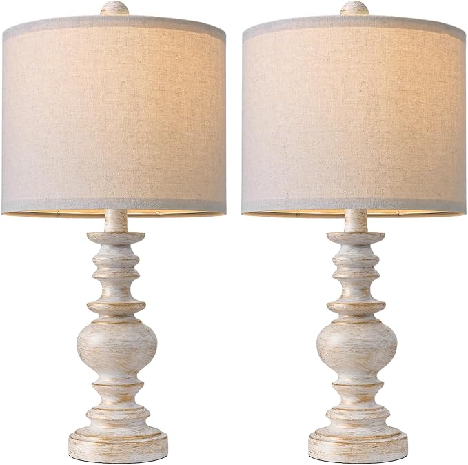 BOBOMOMO 20" Retro Table Lamps Set of 2 - Image 9