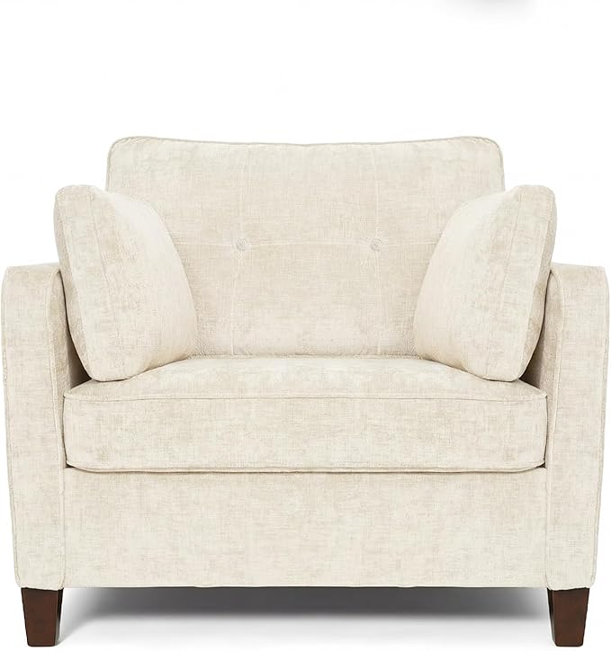 Luxury Oversized Accent Chair, 40.9" Upholstered Piping Single Armchairs - Image 9