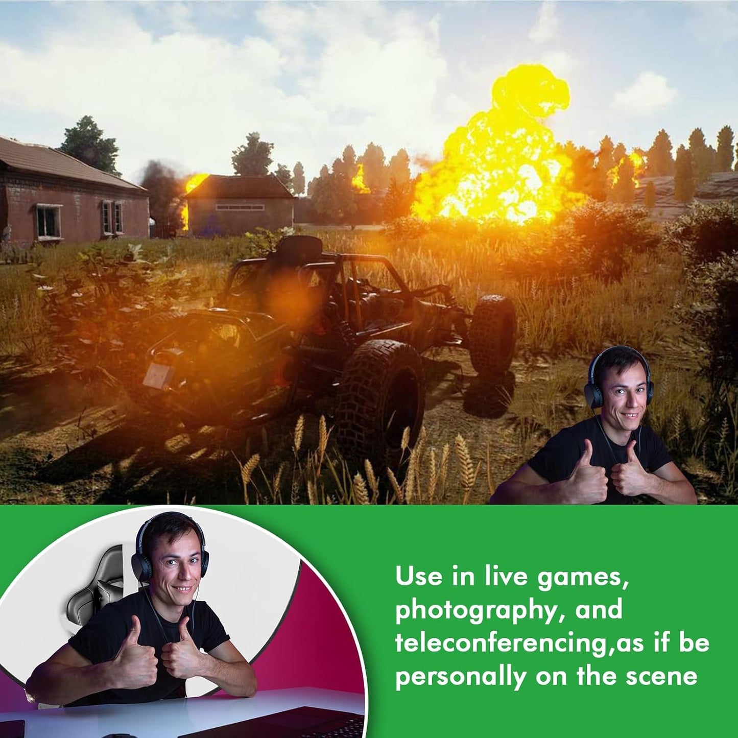 Portable White Screen Chair, 57 in BlueBackdrop with Stand Double Sided Foldable Screen Background , Chroma Key, Blue Backdrop for Chair Photography Streaming Gaming Photo Zoom Video Chats and Meeting