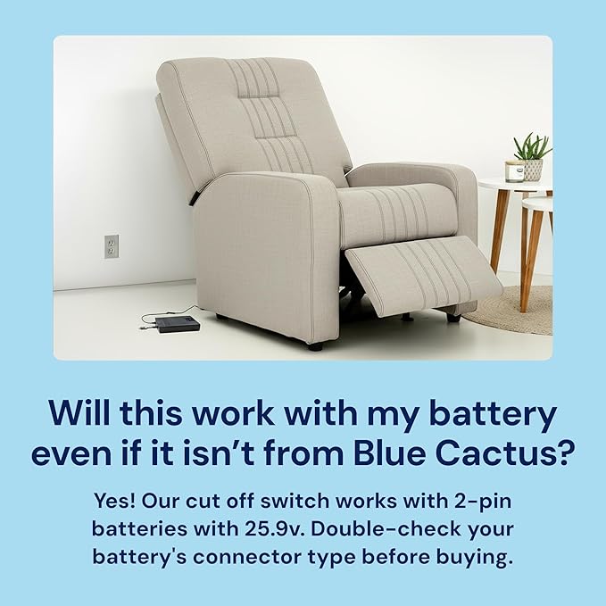 Blue Cactus Recliner Battery Life Extender Kit - Image 9