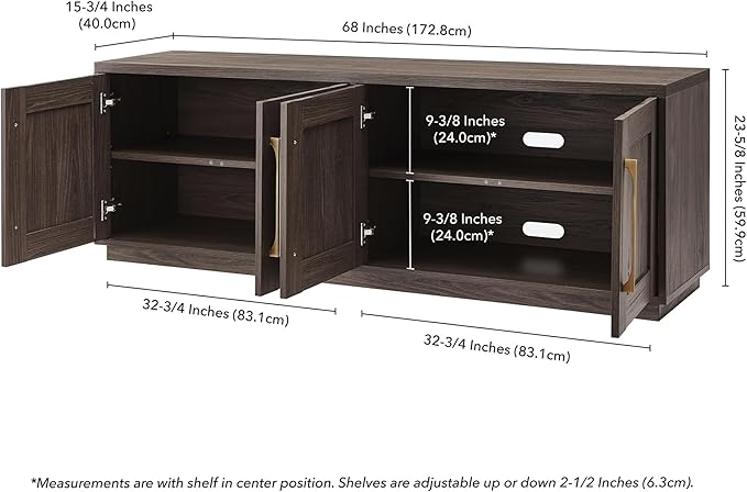 Henn&Hart TV Stand for TVs up to 75'' - Image 8