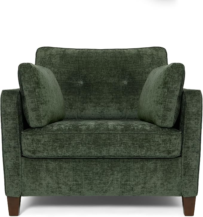 Luxury Oversized Accent Chair, 40.9" Upholstered Comfy Piping Single Armchairs - Image 9