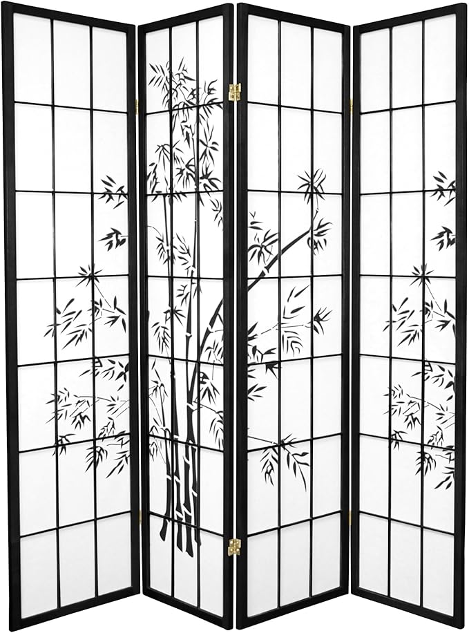 Red Lantern 6 ft. Tall Lucky Bamboo Shoji Screen by RedLantern